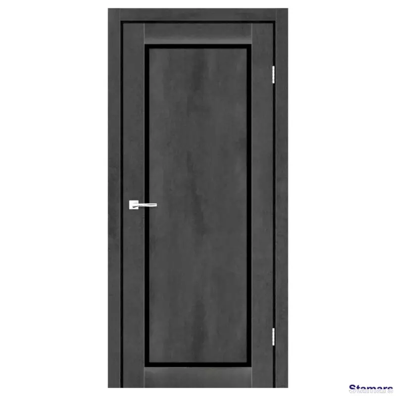Durvis Legacy (LAGACY) Tumšs betons BLK PVC