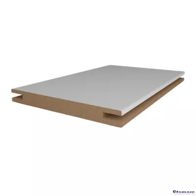 Durvju portālu komplekts MDF Gaiši pelēka emalija RAL 7047 teleskopiskais KRF