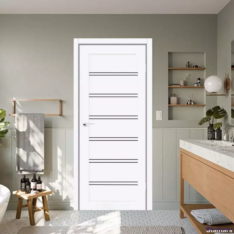 Durvis Dominica Balts matēts BLK PP