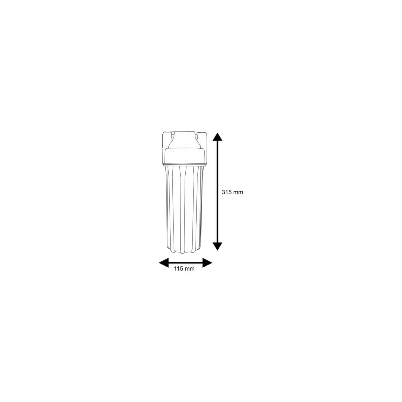 Ūdens filtru komplekts aukstajam ūdenim 10” FHPR-HP1 sērijas Aquafilter