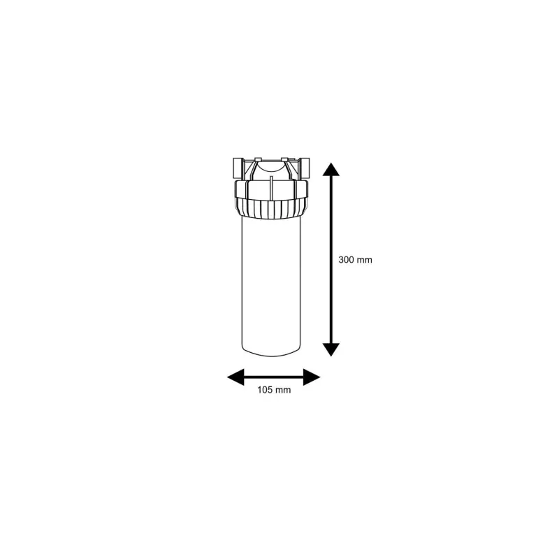 Ūdens filtru korpuss aukstajam ūdenim 10” FHPR-3BS sērijasAquafilter
