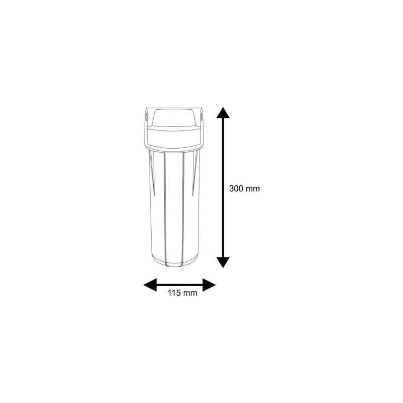 Ūdens filtru korpuss aukstajam ūdenim 10” EG14WWAQ-4 sērijas Aquafilter
