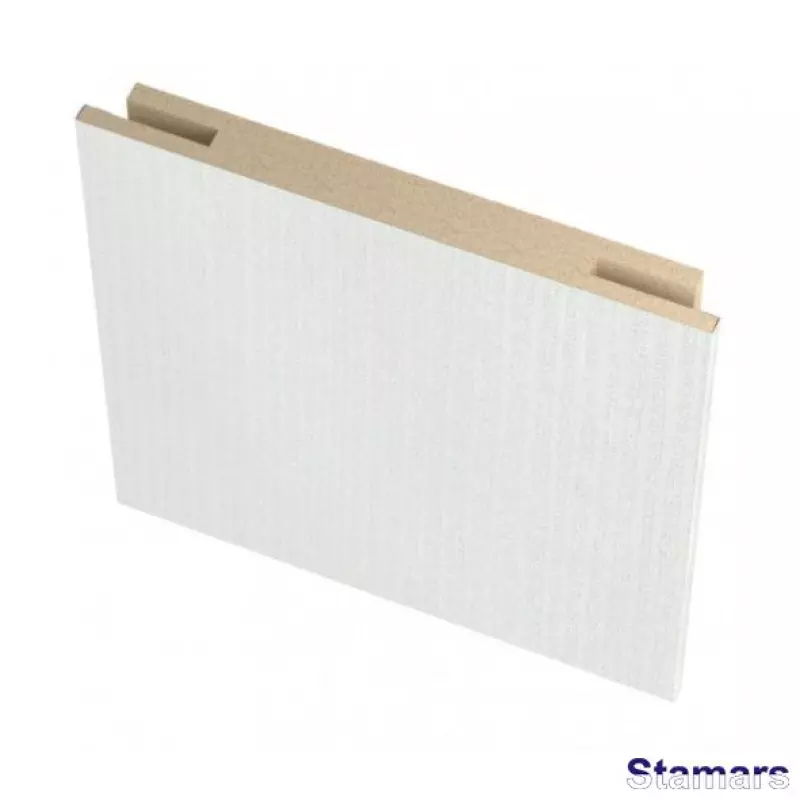 Durvju portālu komplekts MDF Balts Teleskopiskais PVC